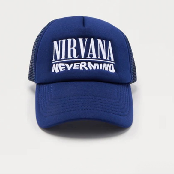 NIRVANA Navy trucker hat - Picture 1 of 3